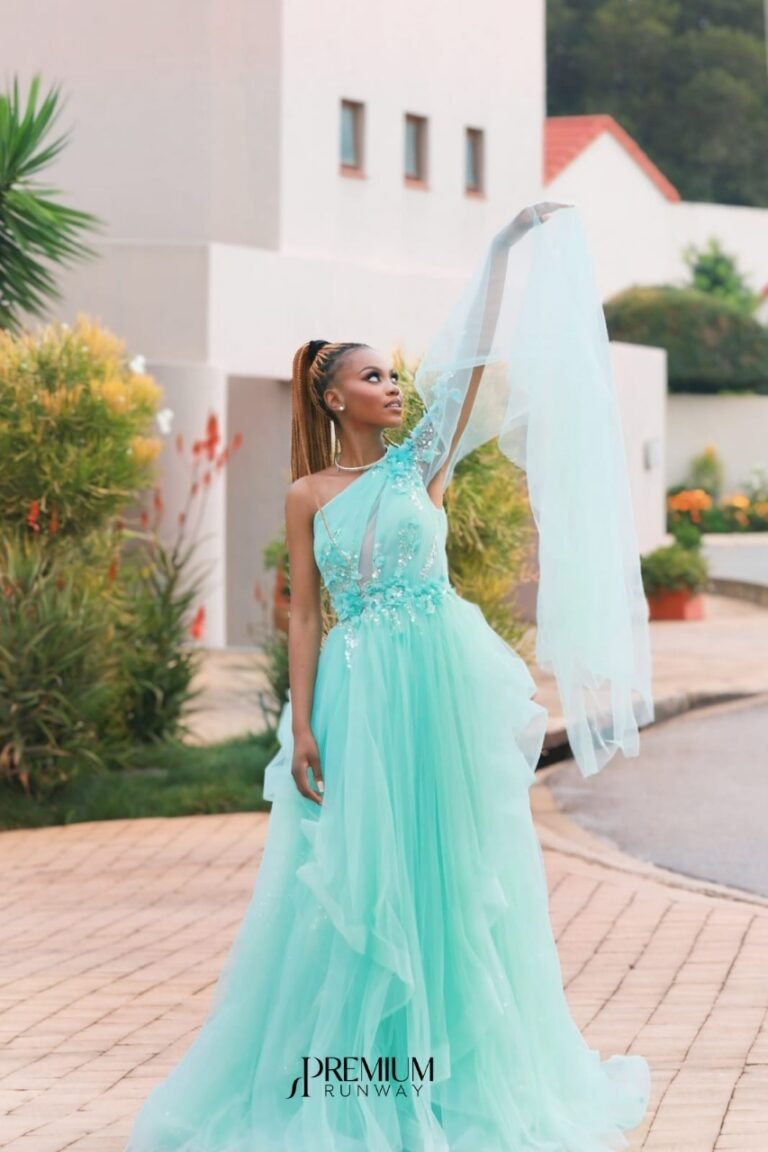 Ocean Green – Evening/Engagement Dress