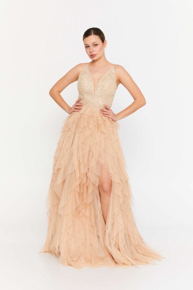 Champagne Evening Dress